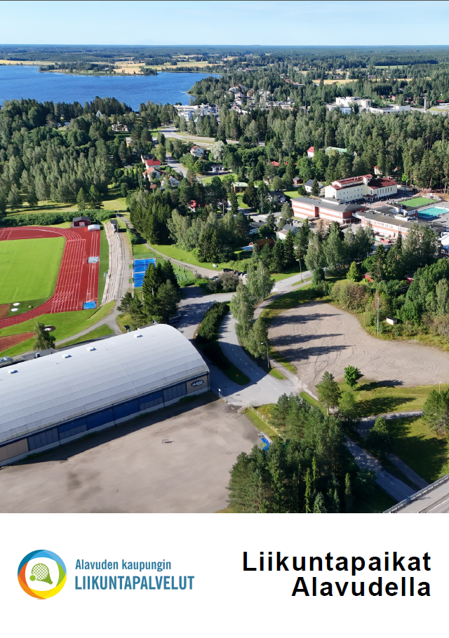 Liikuntapaikat Alavudella -esitteen kansi